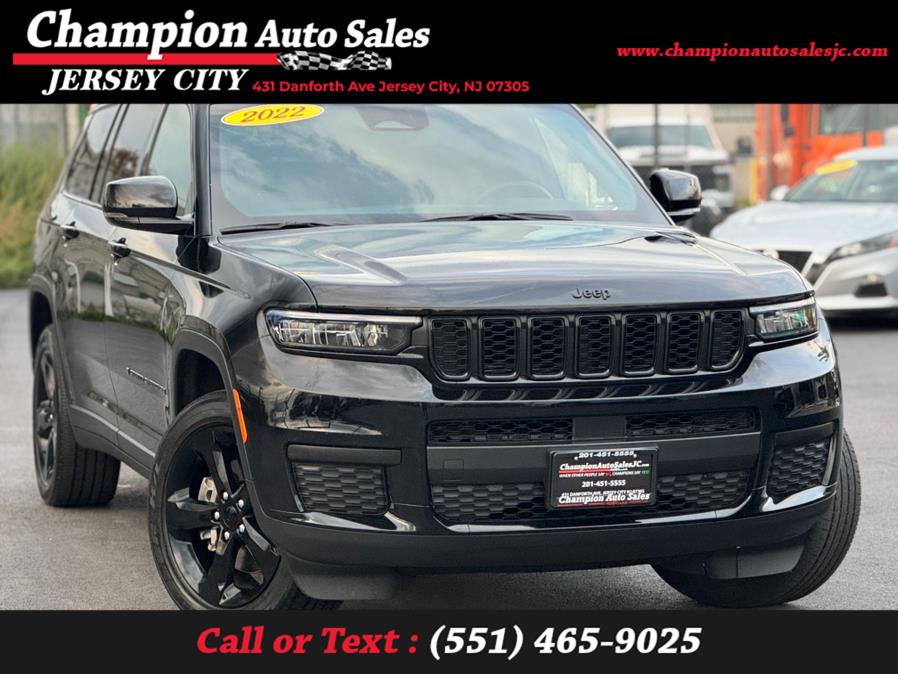 2022 Jeep Grand Cherokee L Altitude 4x4, available for sale in Jersey City, New Jersey | Champion Auto Sales. Jersey City, New Jersey 2022 Jeep Grand Cherokee L Altitude 4x4, available for sale in Jersey City, New Jersey | Champion Auto Sales. Jersey City, New Jersey