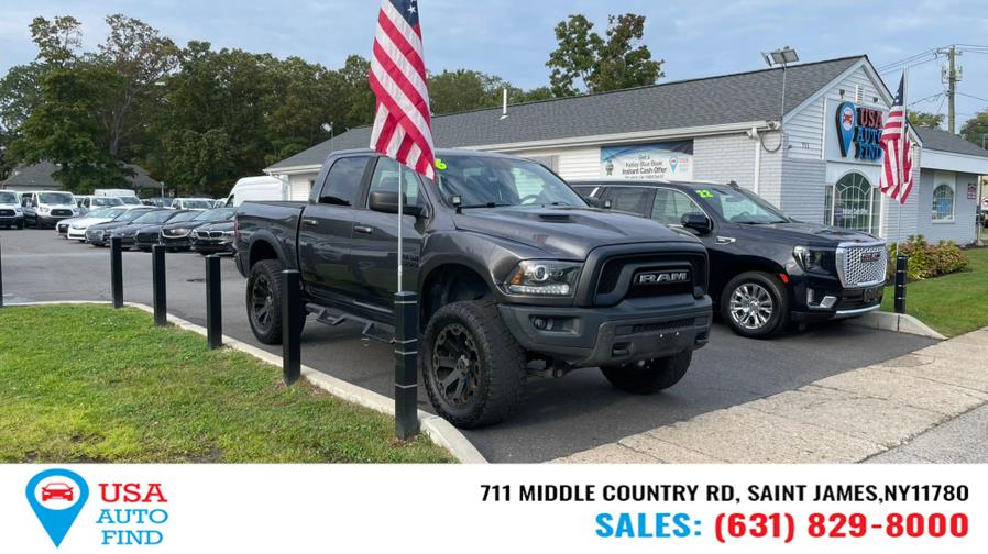 2016 Ram 1500 4WD Crew Cab 140.5" Rebel, available for sale in Saint James, New York | USA Auto Find. Saint James, New York 2016 Ram 1500 4WD Crew Cab 140.5" Rebel, available for sale in Saint James, New York | USA Auto Find. Saint James, New York