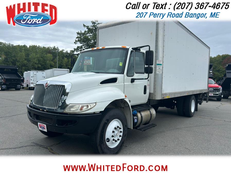 2018 International DuraStar 4300 22' Dry Box with Lift, available for sale in Bangor, Maine | Whited Ford. Bangor, Maine 2018 International DuraStar 4300 22' Dry Box with Lift, available for sale in Bangor, Maine | Whited Ford. Bangor, Maine
