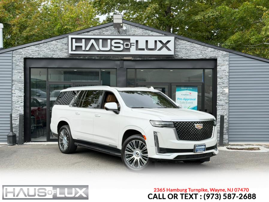 2022 Cadillac Escalade ESV 4WD 4dr Premium Luxury (Captain Seats), available for sale in Wayne, New Jersey | Haus of Lux. Wayne, New Jersey 2022 Cadillac Escalade ESV 4WD 4dr Premium Luxury (Captain Seats), available for sale in Wayne, New Jersey | Haus of Lux. Wayne, New Jersey