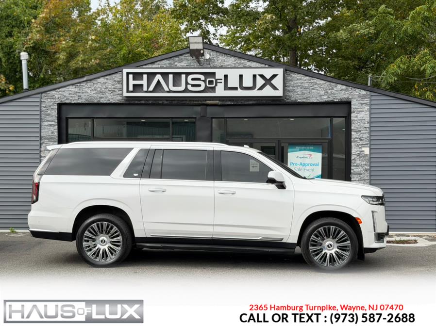 2022 Cadillac Escalade ESV 4WD 4dr Premium Luxury (Captain Seats), available for sale in Wayne, New Jersey | Haus of Lux. Wayne, New Jersey 2022 Cadillac Escalade ESV 4WD 4dr Premium Luxury (Captain Seats), available for sale in Wayne, New Jersey | Haus of Lux. Wayne, New Jersey