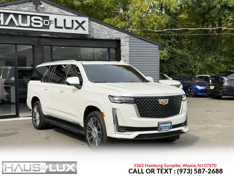 2022 Cadillac Escalade ESV 4WD 4dr Premium Luxury (Captain Seats), available for sale in Wayne, New Jersey | Haus of Lux. Wayne, New Jersey 2022 Cadillac Escalade ESV 4WD 4dr Premium Luxury (Captain Seats), available for sale in Wayne, New Jersey | Haus of Lux. Wayne, New Jersey