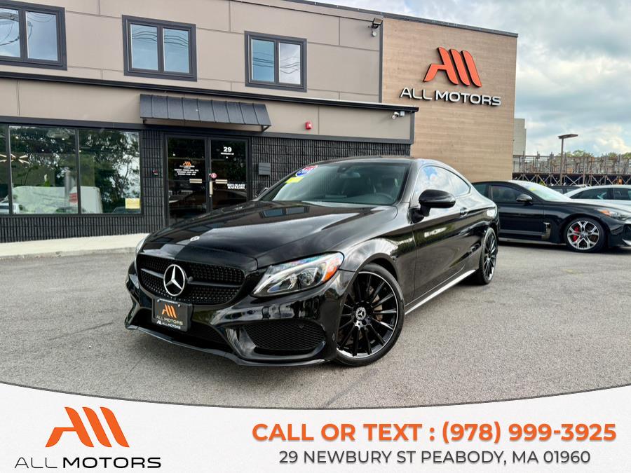 2018 Mercedes-Benz C-Class C 300 AMG 4MATIC Coupe, available for sale in Peabody, Massachusetts | All Motors. Peabody, Massachusetts 2018 Mercedes-Benz C-Class C 300 AMG 4MATIC Coupe, available for sale in Peabody, Massachusetts | All Motors. Peabody, Massachusetts