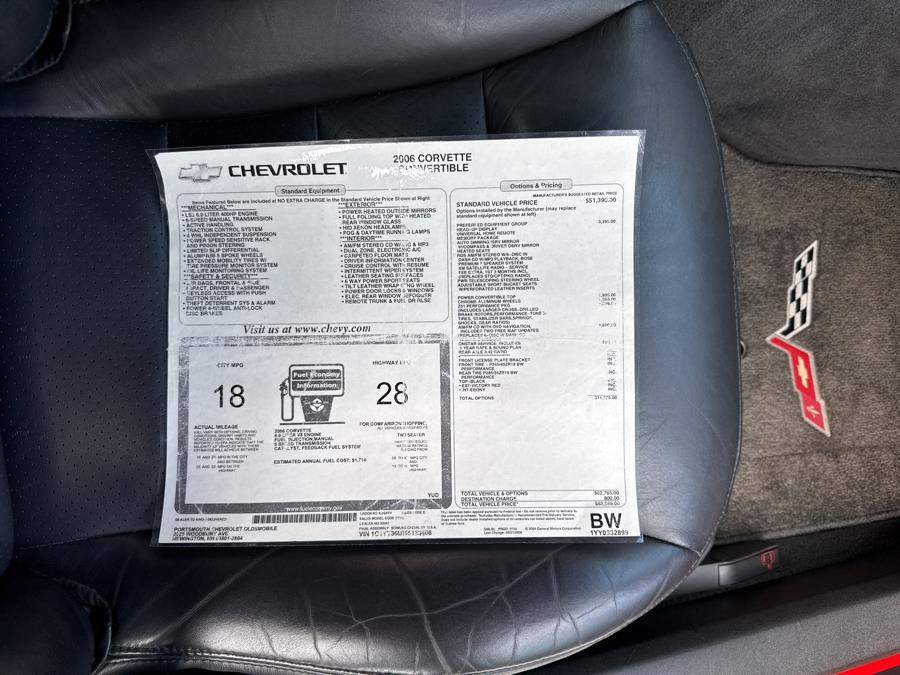 2006 Chevrolet Corvette 2dr Conv, available for sale in Waterbury, Connecticut | National Auto Brokers, Inc.. Waterbury, Connecticut 2006 Chevrolet Corvette 2dr Conv, available for sale in Waterbury, Connecticut | National Auto Brokers, Inc.. Waterbury, Connecticut