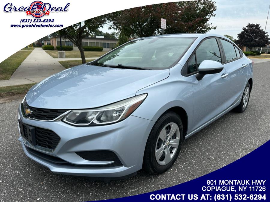 2018 Chevrolet Cruze 4dr Sdn 1.4L LS w/1SB, available for sale in Copiague, New York | Great Deal Motors. Copiague, New York 2018 Chevrolet Cruze 4dr Sdn 1.4L LS w/1SB, available for sale in Copiague, New York | Great Deal Motors. Copiague, New York