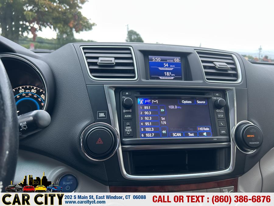 2013 Toyota Highlander Hybrid 4WD 4dr Limited (Natl), available for sale in East Windsor, Connecticut | Car City LLC. East Windsor, Connecticut 2013 Toyota Highlander Hybrid 4WD 4dr Limited (Natl), available for sale in East Windsor, Connecticut | Car City LLC. East Windsor, Connecticut