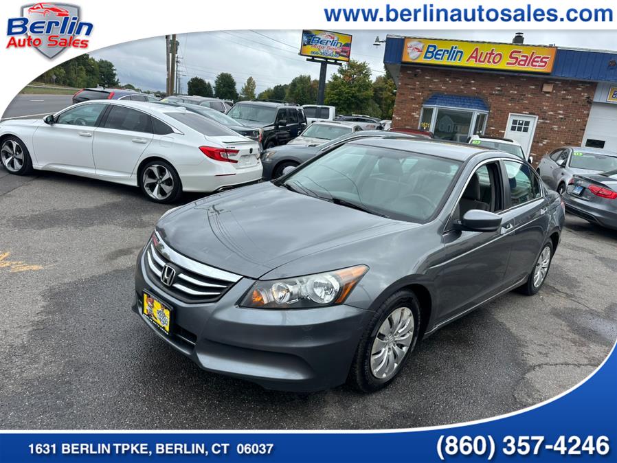 2012 Honda Accord Sdn 4dr I4 Auto LX, available for sale in Berlin, Connecticut | Berlin Auto Sales LLC. Berlin, Connecticut 2012 Honda Accord Sdn 4dr I4 Auto LX, available for sale in Berlin, Connecticut | Berlin Auto Sales LLC. Berlin, Connecticut