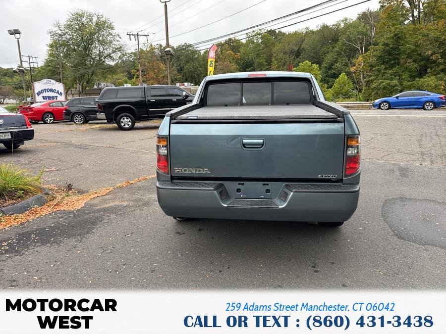 2008 Honda Ridgeline 4WD Crew Cab RTS, available for sale in Manchester, Connecticut | Motorcar West. Manchester, Connecticut 2008 Honda Ridgeline 4WD Crew Cab RTS, available for sale in Manchester, Connecticut | Motorcar West. Manchester, Connecticut