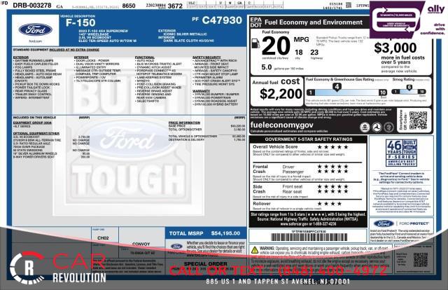 2023 Ford F-150 XLT 4WD SuperCrew 5.5' Box, available for sale in Avenel, New Jersey | Car Revolution. Avenel, New Jersey 2023 Ford F-150 XLT 4WD SuperCrew 5.5' Box, available for sale in Avenel, New Jersey | Car Revolution. Avenel, New Jersey