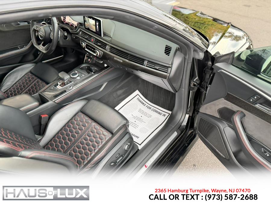 2018 Audi RS 5 Coupe 2.9 TFSI quattro tiptronic (Dynamic Package), available for sale in Wayne, New Jersey | Haus of Lux. Wayne, New Jersey 2018 Audi RS 5 Coupe 2.9 TFSI quattro tiptronic (Dynamic Package), available for sale in Wayne, New Jersey | Haus of Lux. Wayne, New Jersey
