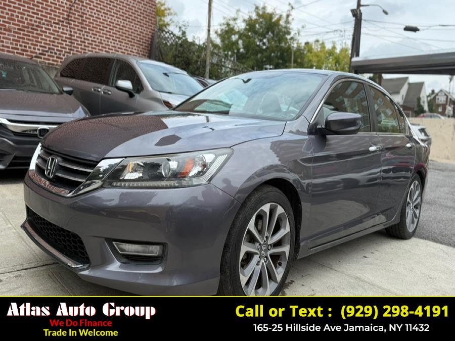 2013 Honda Accord Sdn 4dr I4 CVT Sport, available for sale in Jamaica, New York | Atlas Auto Group. Jamaica, New York 2013 Honda Accord Sdn 4dr I4 CVT Sport, available for sale in Jamaica, New York | Atlas Auto Group. Jamaica, New York