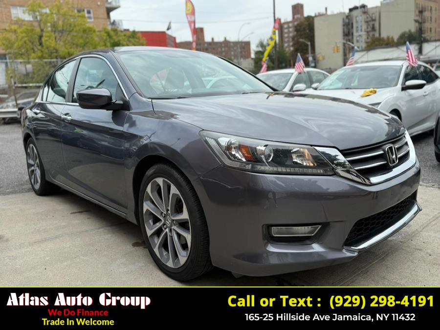 2013 Honda Accord Sdn 4dr I4 CVT Sport, available for sale in Jamaica, New York | Atlas Auto Group. Jamaica, New York 2013 Honda Accord Sdn 4dr I4 CVT Sport, available for sale in Jamaica, New York | Atlas Auto Group. Jamaica, New York