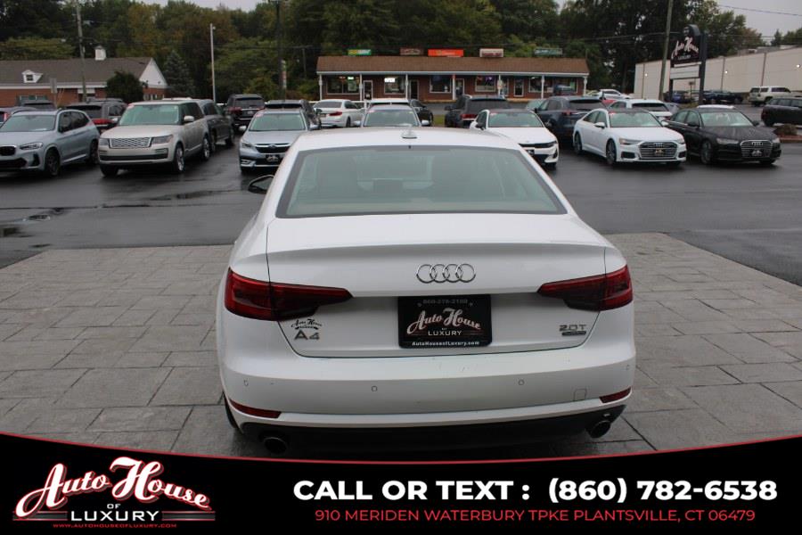 2017 Audi A4 2.0 TFSI Auto Premium quattro AWD, available for sale in Plantsville, Connecticut | Auto House of Luxury. Plantsville, Connecticut 2017 Audi A4 2.0 TFSI Auto Premium quattro AWD, available for sale in Plantsville, Connecticut | Auto House of Luxury. Plantsville, Connecticut