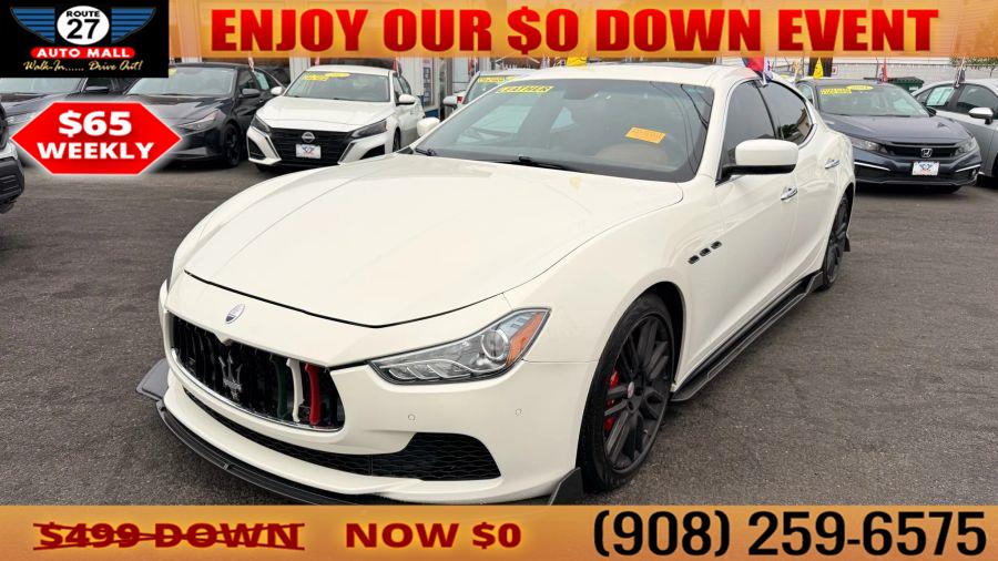 2015 Maserati Ghibli S Q4 Sedan 4D, available for sale in Linden, New Jersey | Route 27 Auto Mall. Linden, New Jersey 2015 Maserati Ghibli S Q4 Sedan 4D, available for sale in Linden, New Jersey | Route 27 Auto Mall. Linden, New Jersey