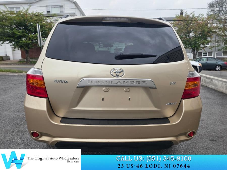 2009 Toyota Highlander 4WD 4dr V6 Base (Natl), available for sale in Lodi, New Jersey | AW Auto & Truck Wholesalers, Inc. Lodi, New Jersey 2009 Toyota Highlander 4WD 4dr V6 Base (Natl), available for sale in Lodi, New Jersey | AW Auto & Truck Wholesalers, Inc. Lodi, New Jersey