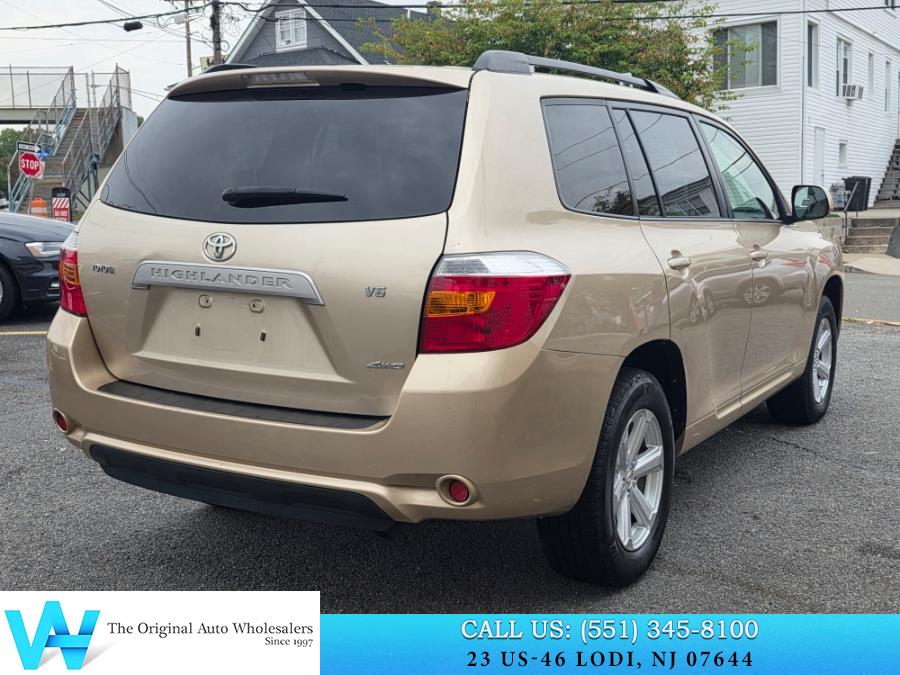 2009 Toyota Highlander 4WD 4dr V6 Base (Natl), available for sale in Lodi, New Jersey | AW Auto & Truck Wholesalers, Inc. Lodi, New Jersey 2009 Toyota Highlander 4WD 4dr V6 Base (Natl), available for sale in Lodi, New Jersey | AW Auto & Truck Wholesalers, Inc. Lodi, New Jersey