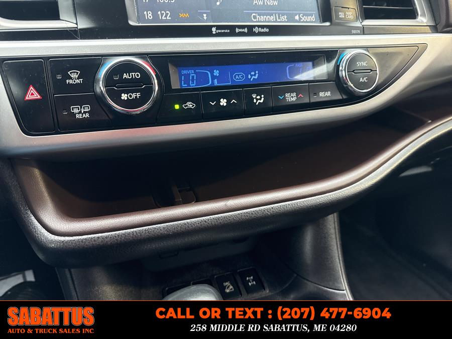2018 Toyota Highlander XLE V6 AWD (Natl), available for sale in Sabattus, Maine | Sabattus Auto and Truck Sales Inc. Sabattus, Maine 2018 Toyota Highlander XLE V6 AWD (Natl), available for sale in Sabattus, Maine | Sabattus Auto and Truck Sales Inc. Sabattus, Maine
