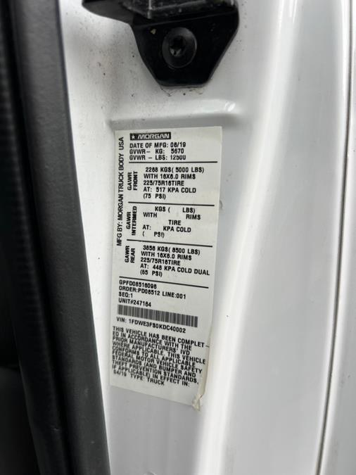 2019 Ford E-350 E-Series Cutaway 16FT MORGAN DRY BOX 176" WB, available for sale in Paterson, New Jersey | Speedway Commercial Motors LLC. Paterson, New Jersey 2019 Ford E-350 E-Series Cutaway 16FT MORGAN DRY BOX 176" WB, available for sale in Paterson, New Jersey | Speedway Commercial Motors LLC. Paterson, New Jersey