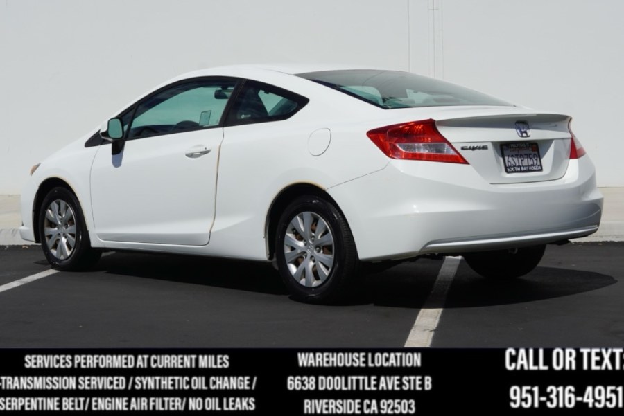 2012 Honda Civic Cpe LX 2dr Auto LX, available for sale in Riverside, California | Big Timin Motors LLC. Riverside, California 2012 Honda Civic Cpe LX 2dr Auto LX, available for sale in Riverside, California | Big Timin Motors LLC. Riverside, California