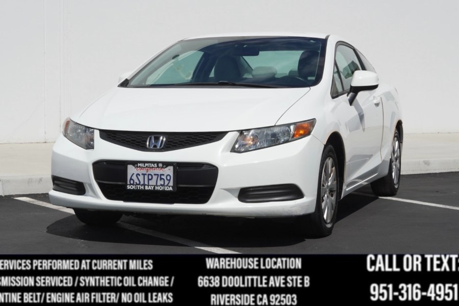 2012 Honda Civic Cpe LX 2dr Auto LX, available for sale in Riverside, California | Big Timin Motors LLC. Riverside, California 2012 Honda Civic Cpe LX 2dr Auto LX, available for sale in Riverside, California | Big Timin Motors LLC. Riverside, California