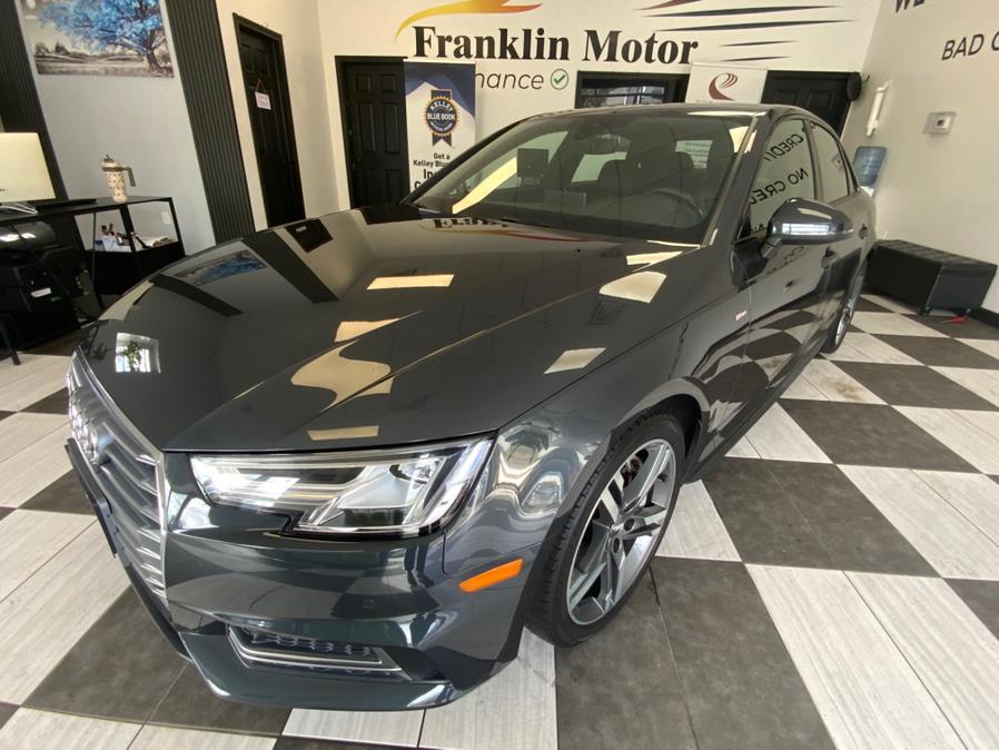 2018 Audi A4 2.0 TFSI Premium Plus S Tronic quattro AWD, available for sale in Hartford, Connecticut | Franklin Motors Auto Sales LLC. Hartford, Connecticut 2018 Audi A4 2.0 TFSI Premium Plus S Tronic quattro AWD, available for sale in Hartford, Connecticut | Franklin Motors Auto Sales LLC. Hartford, Connecticut