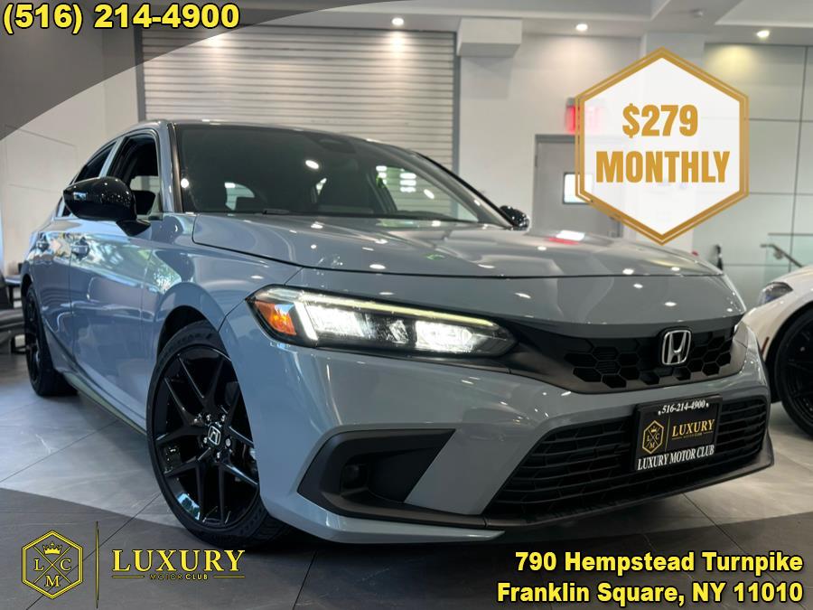 2022 Honda Civic Hatchback Sport CVT, available for sale in Franklin Square, New York | Luxury Motor Club. Franklin Square, New York 2022 Honda Civic Hatchback Sport CVT, available for sale in Franklin Square, New York | Luxury Motor Club. Franklin Square, New York
