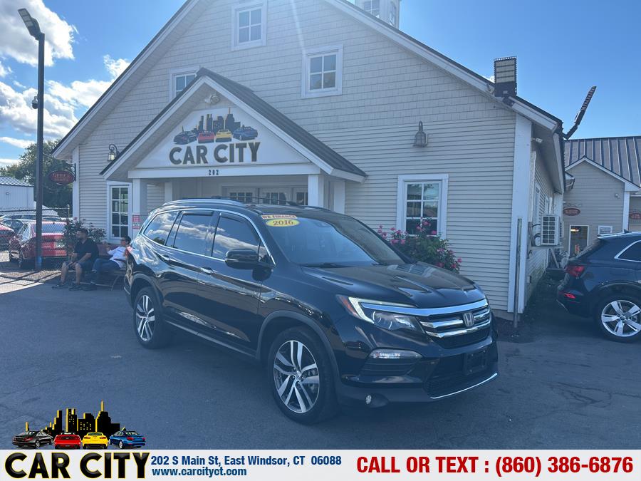2016 Honda Pilot AWD 4dr Elite w/RES & Navi, available for sale in East Windsor, Connecticut | Car City LLC. East Windsor, Connecticut 2016 Honda Pilot AWD 4dr Elite w/RES & Navi, available for sale in East Windsor, Connecticut | Car City LLC. East Windsor, Connecticut