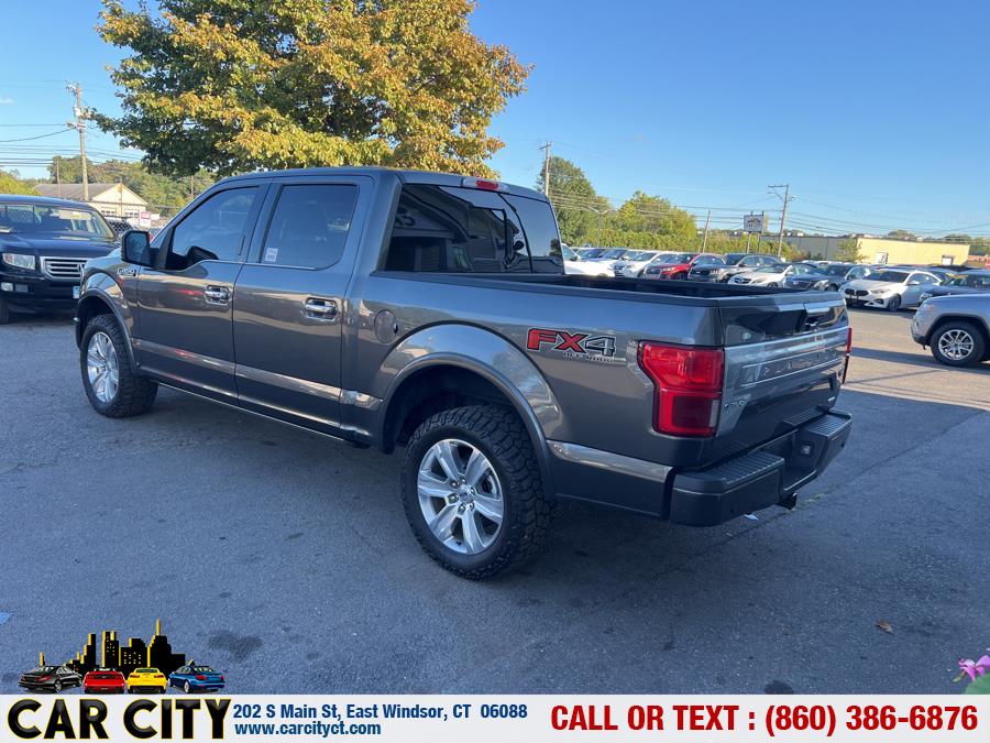 2018 Ford F-150 Platinum 4WD SuperCrew 5.5'' Box, available for sale in East Windsor, Connecticut | Car City LLC. East Windsor, Connecticut 2018 Ford F-150 Platinum 4WD SuperCrew 5.5'' Box, available for sale in East Windsor, Connecticut | Car City LLC. East Windsor, Connecticut