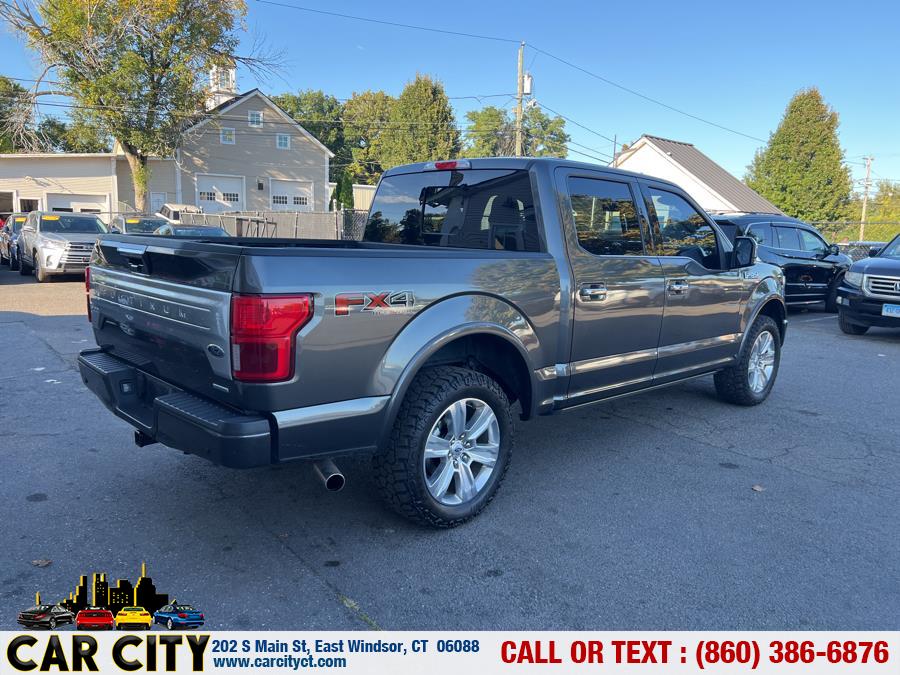 2018 Ford F-150 Platinum 4WD SuperCrew 5.5'' Box, available for sale in East Windsor, Connecticut | Car City LLC. East Windsor, Connecticut 2018 Ford F-150 Platinum 4WD SuperCrew 5.5'' Box, available for sale in East Windsor, Connecticut | Car City LLC. East Windsor, Connecticut