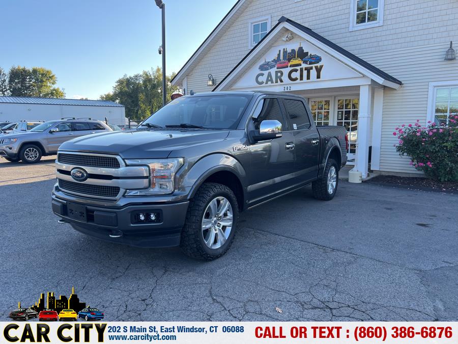 2018 Ford F-150 Platinum 4WD SuperCrew 5.5'' Box, available for sale in East Windsor, Connecticut | Car City LLC. East Windsor, Connecticut 2018 Ford F-150 Platinum 4WD SuperCrew 5.5'' Box, available for sale in East Windsor, Connecticut | Car City LLC. East Windsor, Connecticut