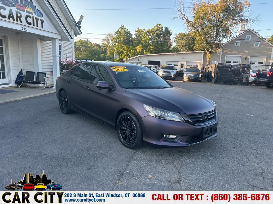 2015 Honda Accord Sedan 4dr I4 CVT EX-L w/Navi, available for sale in East Windsor, Connecticut | Car City LLC. East Windsor, Connecticut 2015 Honda Accord Sedan 4dr I4 CVT EX-L w/Navi, available for sale in East Windsor, Connecticut | Car City LLC. East Windsor, Connecticut