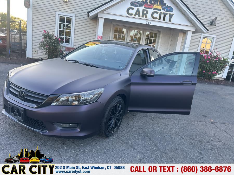 2015 Honda Accord Sedan 4dr I4 CVT EX-L w/Navi, available for sale in East Windsor, Connecticut | Car City LLC. East Windsor, Connecticut 2015 Honda Accord Sedan 4dr I4 CVT EX-L w/Navi, available for sale in East Windsor, Connecticut | Car City LLC. East Windsor, Connecticut