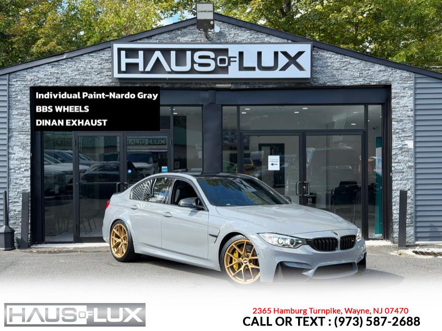 2016 BMW M3 Individual Nardo Gray 4dr Sdn, available for sale in Wayne, New Jersey | Haus of Lux. Wayne, New Jersey 2016 BMW M3 Individual Nardo Gray 4dr Sdn, available for sale in Wayne, New Jersey | Haus of Lux. Wayne, New Jersey