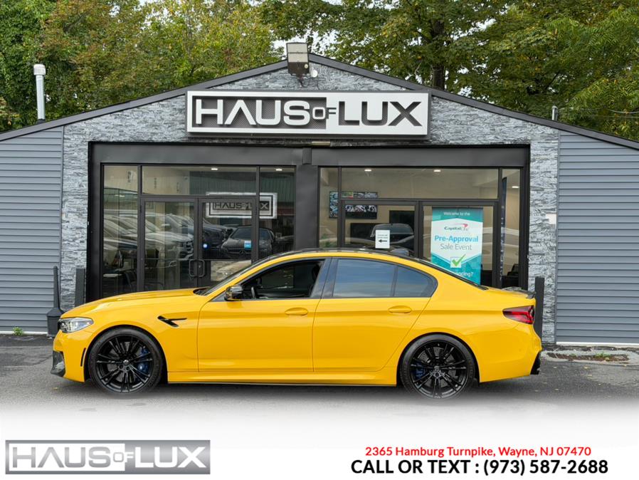2020 BMW M5 Individual Speed Yellow Competition Sedan, available for sale in Wayne, New Jersey | Haus of Lux. Wayne, New Jersey 2020 BMW M5 Individual Speed Yellow Competition Sedan, available for sale in Wayne, New Jersey | Haus of Lux. Wayne, New Jersey