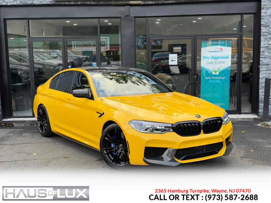 2020 BMW M5 Individual Speed Yellow Competition Sedan, available for sale in Wayne, New Jersey | Haus of Lux. Wayne, New Jersey 2020 BMW M5 Individual Speed Yellow Competition Sedan, available for sale in Wayne, New Jersey | Haus of Lux. Wayne, New Jersey
