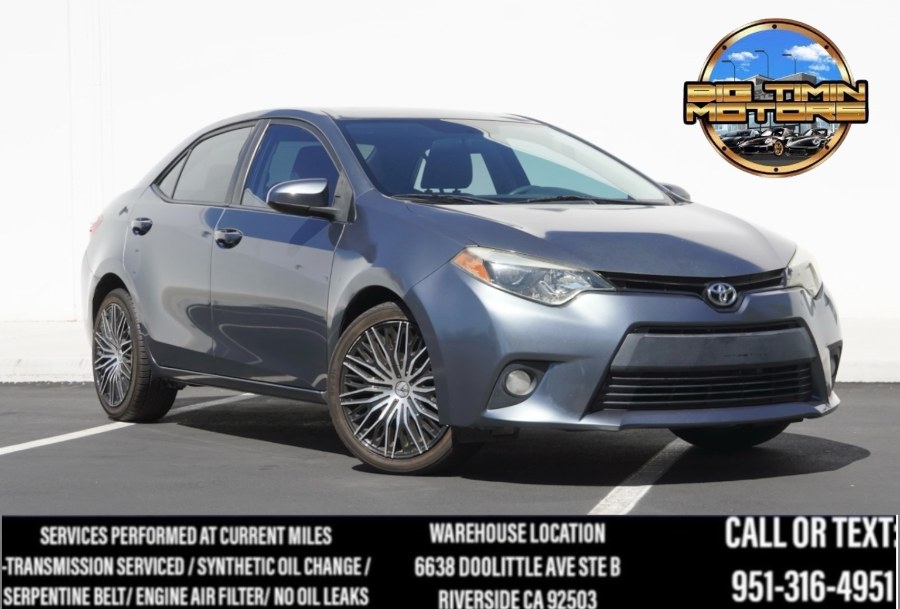 2014 Toyota Corolla LE Plus LE Plus (SUNROOF) (KEYLESS ENTRY/START), available for sale in Riverside, California | Big Timin Motors LLC. Riverside, California 2014 Toyota Corolla LE Plus LE Plus (SUNROOF) (KEYLESS ENTRY/START), available for sale in Riverside, California | Big Timin Motors LLC. Riverside, California