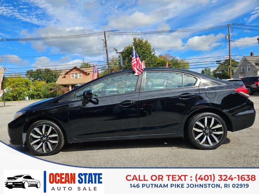 2015 Honda Civic Sedan 4dr CVT EX-L w/Navi, available for sale in Johnston, Rhode Island | Ocean State Auto Sales. Johnston, Rhode Island 2015 Honda Civic Sedan 4dr CVT EX-L w/Navi, available for sale in Johnston, Rhode Island | Ocean State Auto Sales. Johnston, Rhode Island