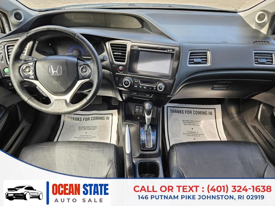 2015 Honda Civic Sedan 4dr CVT EX-L w/Navi, available for sale in Johnston, Rhode Island | Ocean State Auto Sales. Johnston, Rhode Island 2015 Honda Civic Sedan 4dr CVT EX-L w/Navi, available for sale in Johnston, Rhode Island | Ocean State Auto Sales. Johnston, Rhode Island