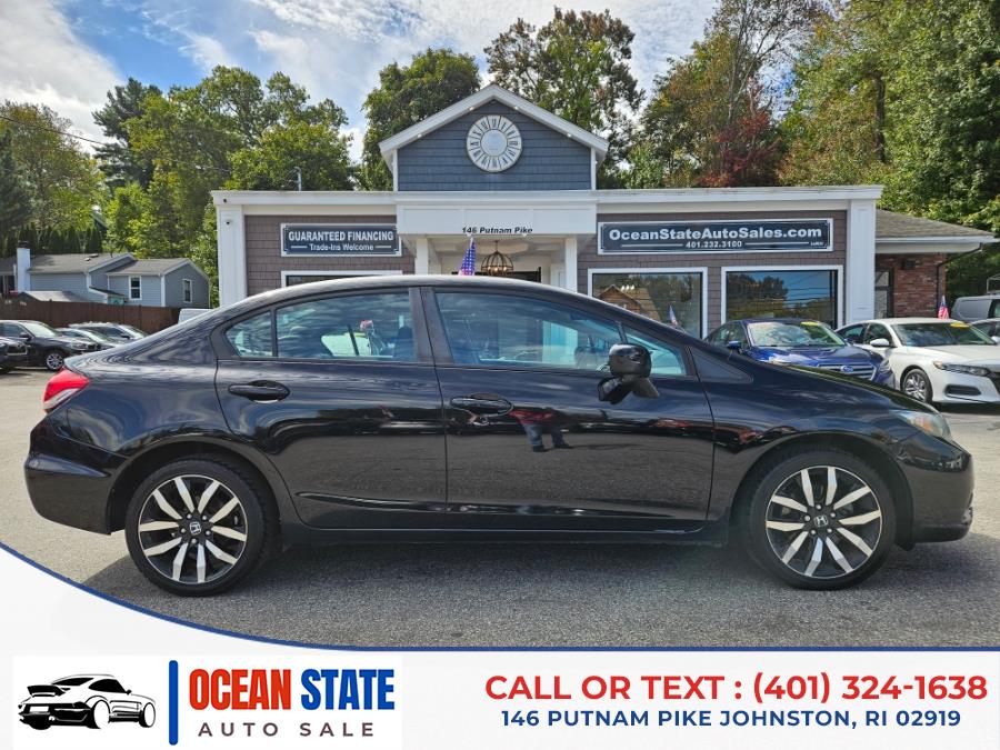 2015 Honda Civic Sedan 4dr CVT EX-L w/Navi, available for sale in Johnston, Rhode Island | Ocean State Auto Sales. Johnston, Rhode Island 2015 Honda Civic Sedan 4dr CVT EX-L w/Navi, available for sale in Johnston, Rhode Island | Ocean State Auto Sales. Johnston, Rhode Island