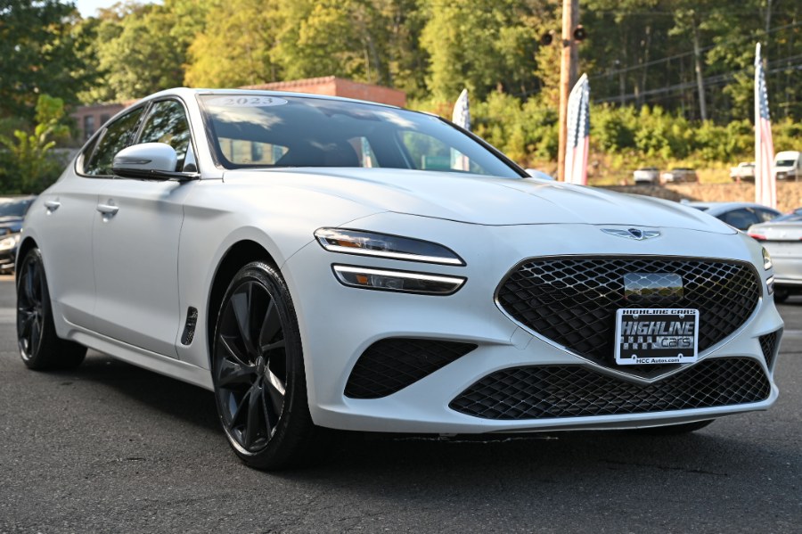 2023 Genesis G70 2.0T AWD, available for sale in Waterbury, Connecticut | Highline Car Connection. Waterbury, Connecticut 2023 Genesis G70 2.0T AWD, available for sale in Waterbury, Connecticut | Highline Car Connection. Waterbury, Connecticut