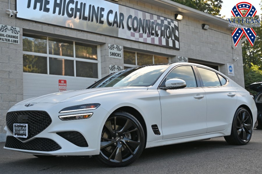 2023 Genesis G70 2.0T AWD, available for sale in Waterbury, Connecticut | Highline Car Connection. Waterbury, Connecticut 2023 Genesis G70 2.0T AWD, available for sale in Waterbury, Connecticut | Highline Car Connection. Waterbury, Connecticut