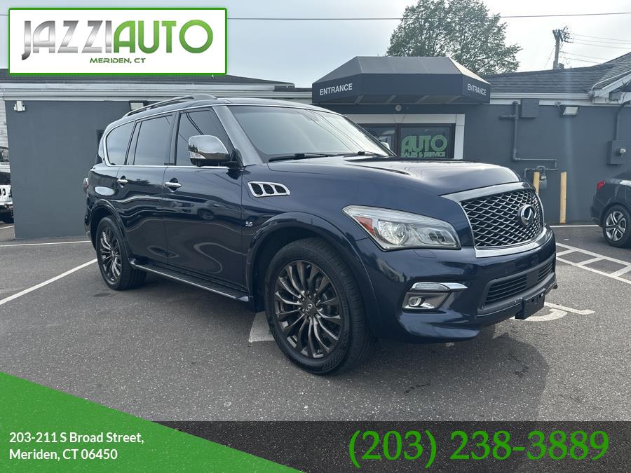 2016 INFINITI QX80 4WD 4dr, available for sale in Meriden, Connecticut | Jazzi Auto Sales LLC. Meriden, Connecticut 2016 INFINITI QX80 4WD 4dr, available for sale in Meriden, Connecticut | Jazzi Auto Sales LLC. Meriden, Connecticut