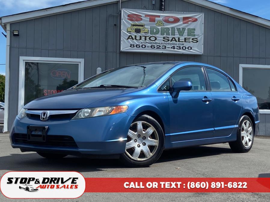 2008 Honda Civic Sdn 4dr Man LX, available for sale in East Windsor, Connecticut | Stop & Drive Auto Sales. East Windsor, Connecticut