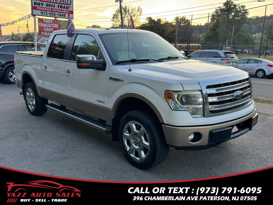 2013 Ford F-150 4WD SuperCrew 145" Lariat, available for sale in Paterson, New Jersey | Yazz Auto Sales. Paterson, New Jersey 2013 Ford F-150 4WD SuperCrew 145" Lariat, available for sale in Paterson, New Jersey | Yazz Auto Sales. Paterson, New Jersey
