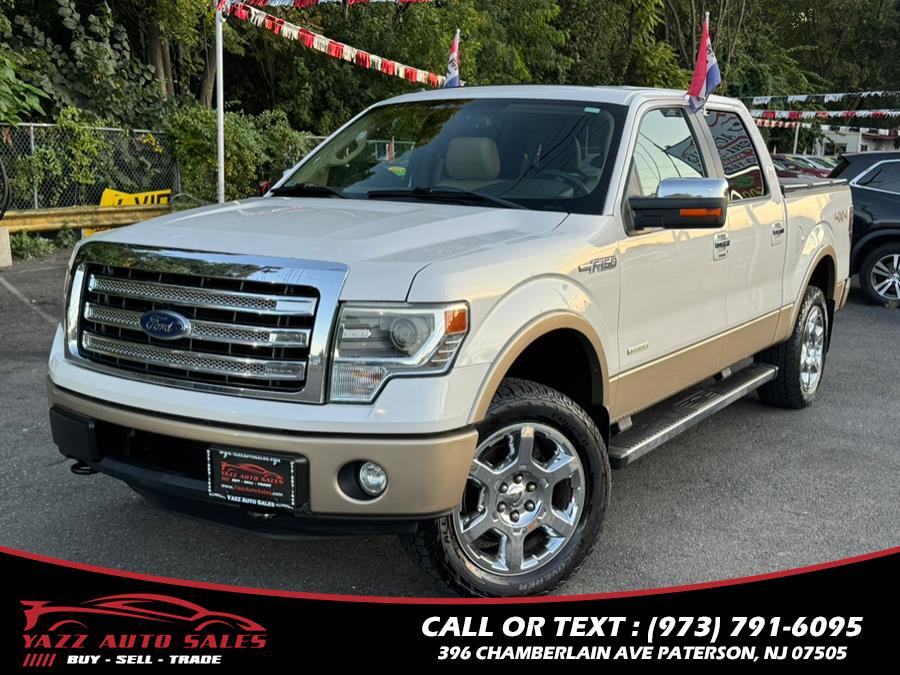 2013 Ford F-150 4WD SuperCrew 145" Lariat, available for sale in Paterson, New Jersey | Yazz Auto Sales. Paterson, New Jersey 2013 Ford F-150 4WD SuperCrew 145" Lariat, available for sale in Paterson, New Jersey | Yazz Auto Sales. Paterson, New Jersey