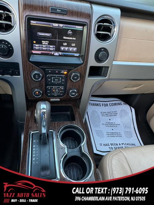 2013 Ford F-150 4WD SuperCrew 145" Lariat, available for sale in Paterson, New Jersey | Yazz Auto Sales. Paterson, New Jersey 2013 Ford F-150 4WD SuperCrew 145" Lariat, available for sale in Paterson, New Jersey | Yazz Auto Sales. Paterson, New Jersey