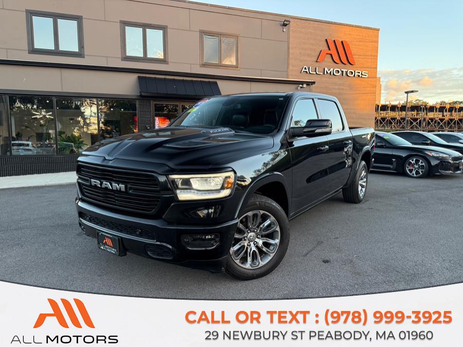 2019 Ram 1500 Laramie 4x4 Crew Cab 5''7" Box, available for sale in Peabody, Massachusetts | All Motors. Peabody, Massachusetts
