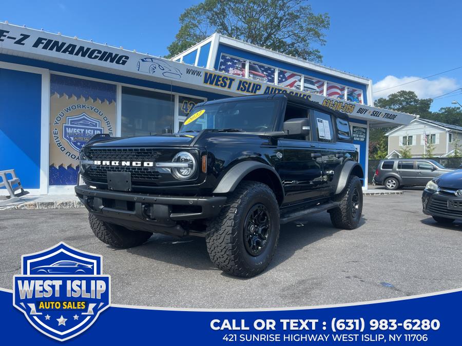 2022 Ford Bronco Wildtrak 4 Door Advanced 4x4, available for sale in West Islip, New York | West Islip Auto Sales. West Islip, New York 2022 Ford Bronco Wildtrak 4 Door Advanced 4x4, available for sale in West Islip, New York | West Islip Auto Sales. West Islip, New York