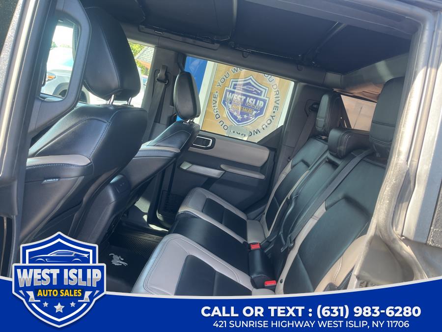 2022 Ford Bronco Wildtrak 4 Door Advanced 4x4, available for sale in West Islip, New York | West Islip Auto Sales. West Islip, New York 2022 Ford Bronco Wildtrak 4 Door Advanced 4x4, available for sale in West Islip, New York | West Islip Auto Sales. West Islip, New York