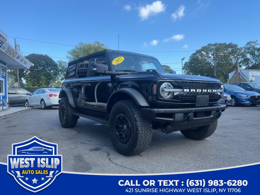 2022 Ford Bronco Wildtrak 4 Door Advanced 4x4, available for sale in West Islip, New York | West Islip Auto Sales. West Islip, New York 2022 Ford Bronco Wildtrak 4 Door Advanced 4x4, available for sale in West Islip, New York | West Islip Auto Sales. West Islip, New York
